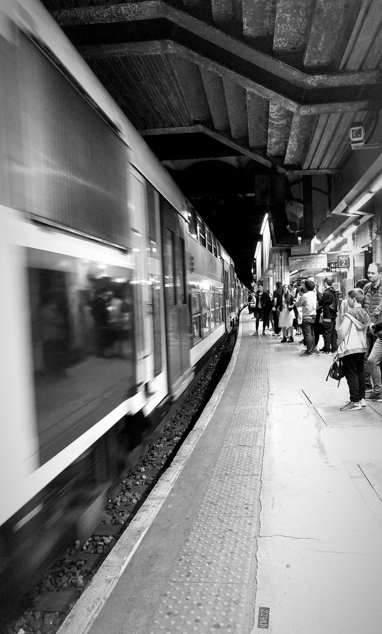 Paris, RER C @ gare Saint-Michel - Notre-Dame